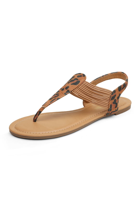 Women's Summer Gladiator Sandals Elastic Strappy Ankle Strap String Thong Sandals