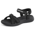 thumbnail image 1 of Dream Pairs Women's Summer Sport Sandals Outdoor Athletic Hiking Sandals QDL19001L BLACK Size 9.5, 1 of 5
