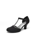 thumbnail image 1 of Dream Pairs Women's T-Strap Heels with 6.5cm Block Heel, Vintage-Inspired Mary Jane Pumps, 1 of 7