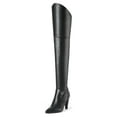 thumbnail image 1 of Dream Pairs Women's Over-the-Knee Heeled Boots Pointed-Toe Long Sexy, 1 of 5
