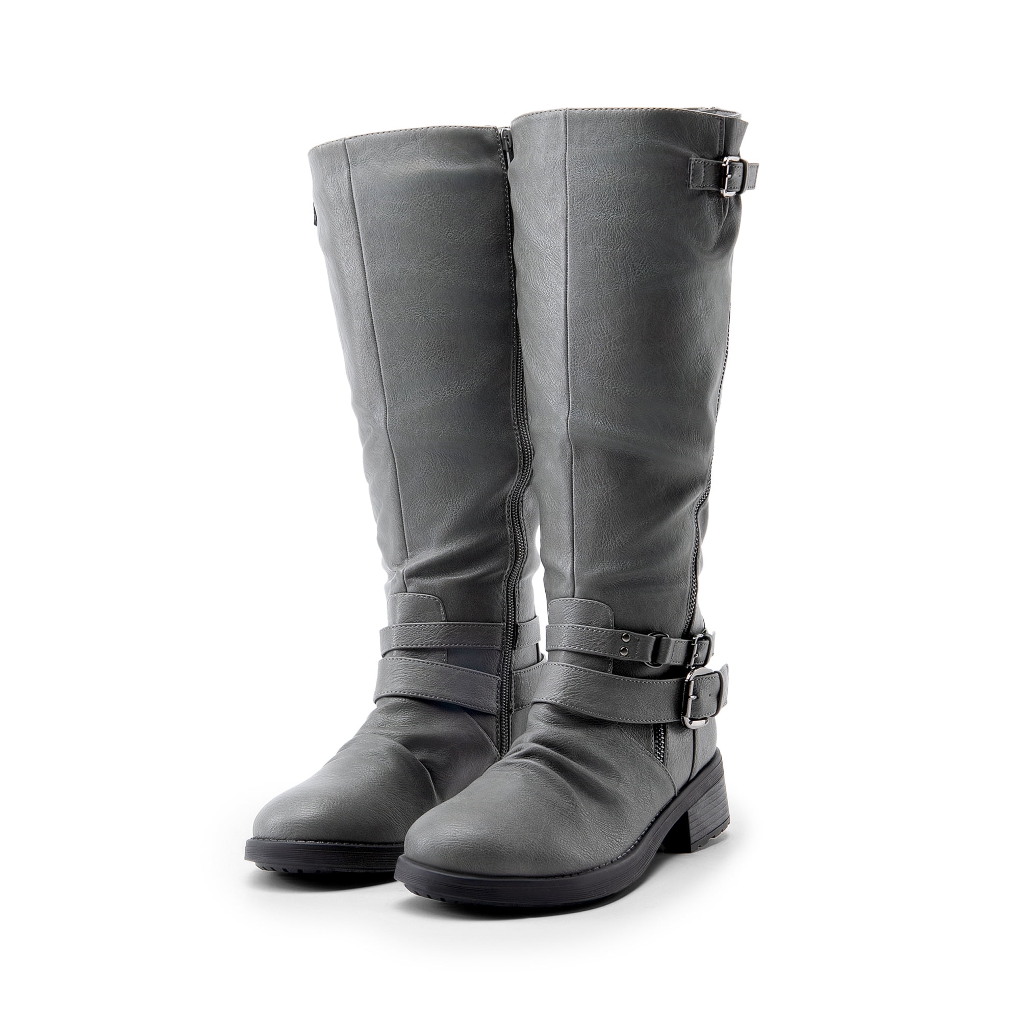 Dream Pairs Women's Warm Lined Knee High Riding Boots Wide Dream Pairs Women's Warm Lined Knee High Riding Boots Wide