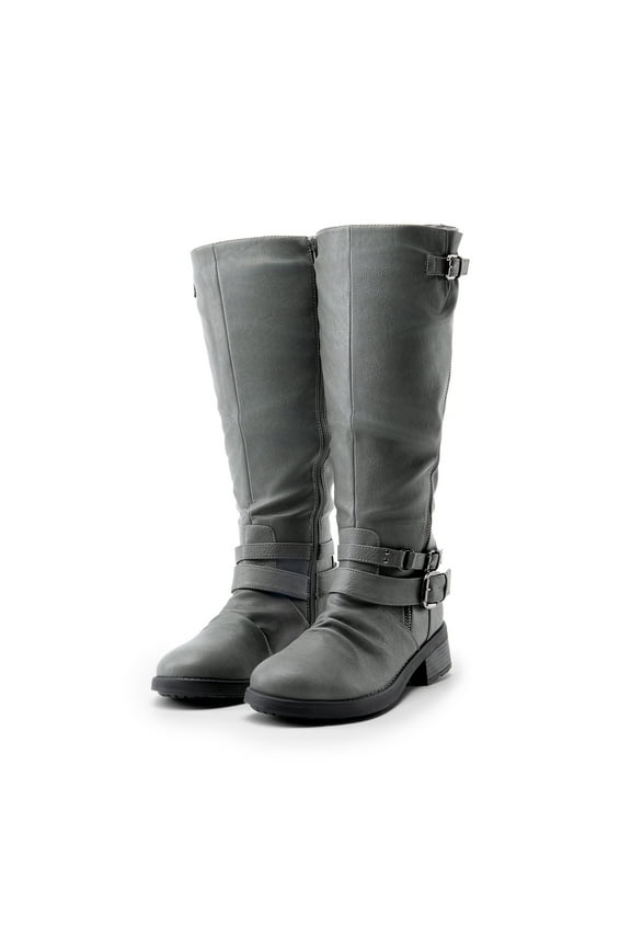 Women's Warm Lined Knee High Riding Boots Wide Boots For Women