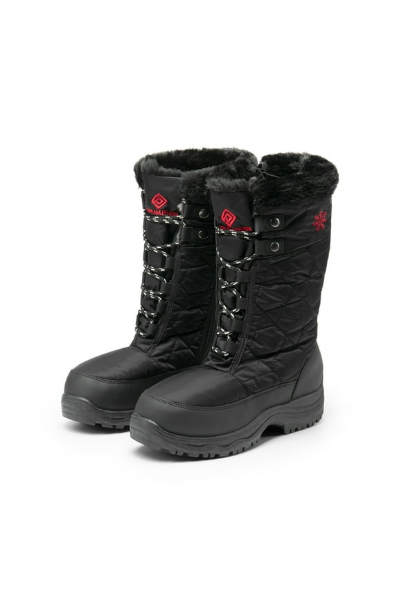 Women's Non-Slip Warm Lined Mid Calf Winter Snow Boots