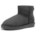 thumbnail image 1 of BURUDANI Women's Winter Warm Snow Boots Classic Slip On Ankle Snow Boots DSB214 GREY Size 8, 1 of 5
