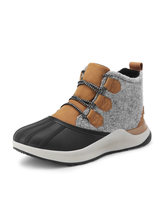Women's Winter Waterproof Lace-Up Snow Boots