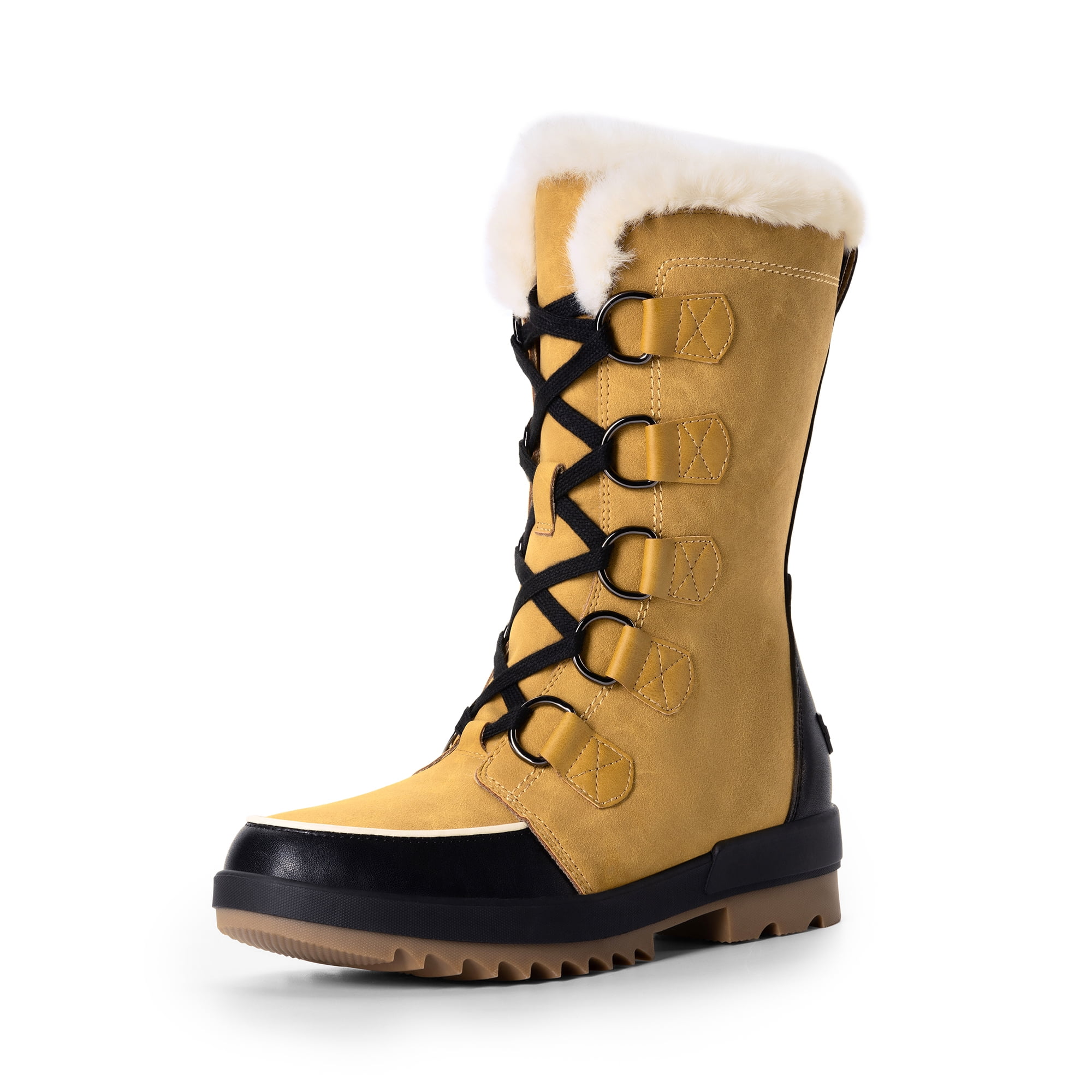 Dream Pairs Women's Winter Waterproof Lace-Up Snow Boots - Walmart.com