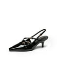 thumbnail image 1 of Dream Pairs Women's  buckle slingback Stiletto Heel, 1 of 7