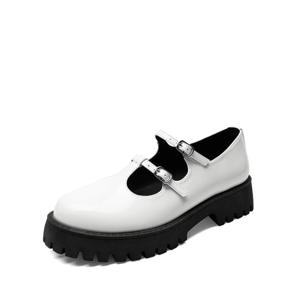 Dream Pairs Women's double-strap Mary Jane Shoes