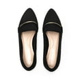 thumbnail image 1 of DREAM PAIRS Womens Ballet Flats Ladies Slip On Pointy Toe Heels Working Dress Shoes BLACK Size 8, 1 of 6