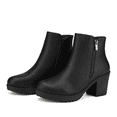 thumbnail image 1 of BURUDANI Womens Zoey 2 Faux Leather Bootie Ankle Boots, 1 of 4
