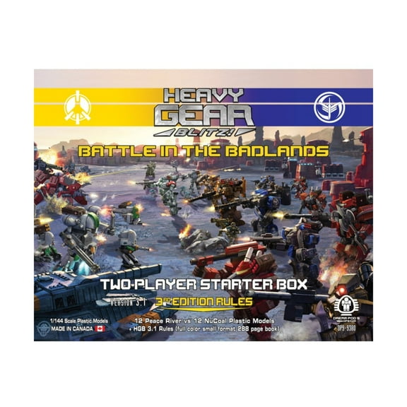 Dream Pod 9 Battle in the Badlands - Two Player Starter Box (3rd Edition) New