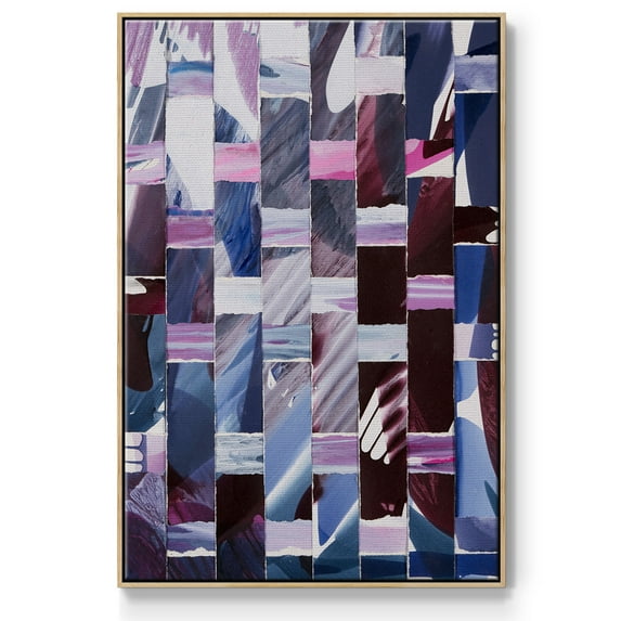 Dream Portals Framed Premium Gallery Wrapped Canvas - Ready to Hang - 25 x 37 - Natural Wood Floating Frame