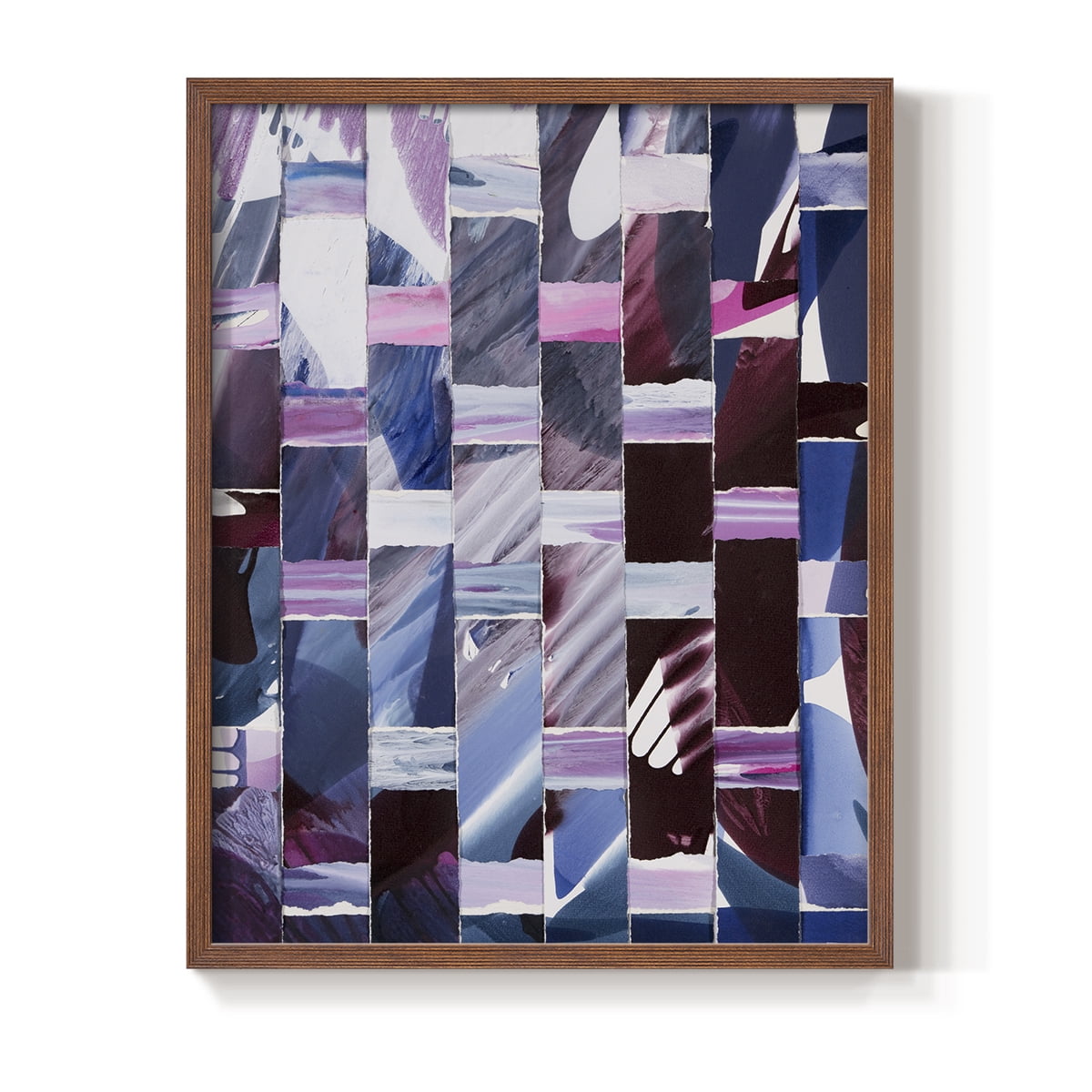 Dream Portals Framed Print in Brown Solid Wood Framed Print No Nail Hanging