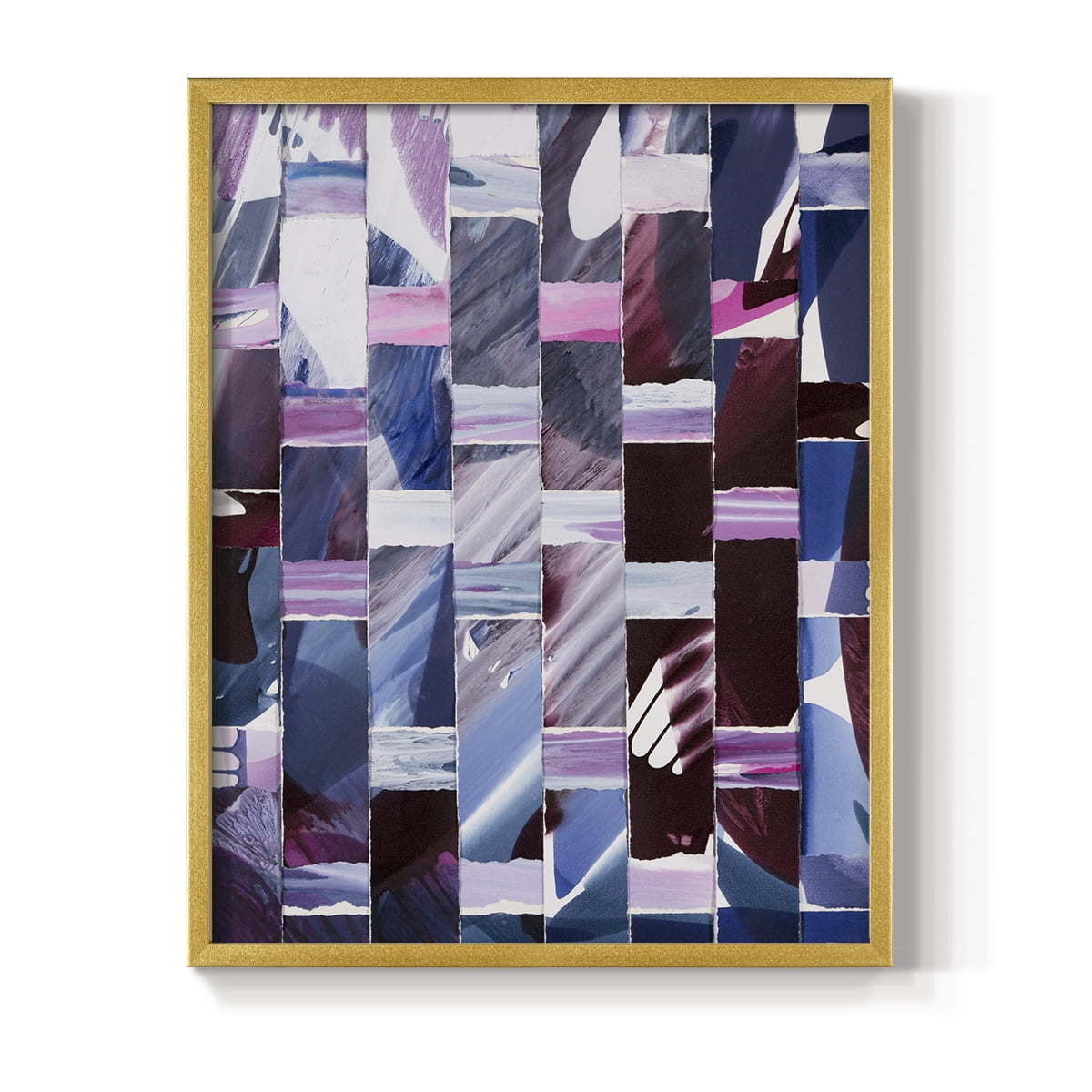Dream Portals Framed Print in Gold Solid Wood Framed Print No Nail Hanging