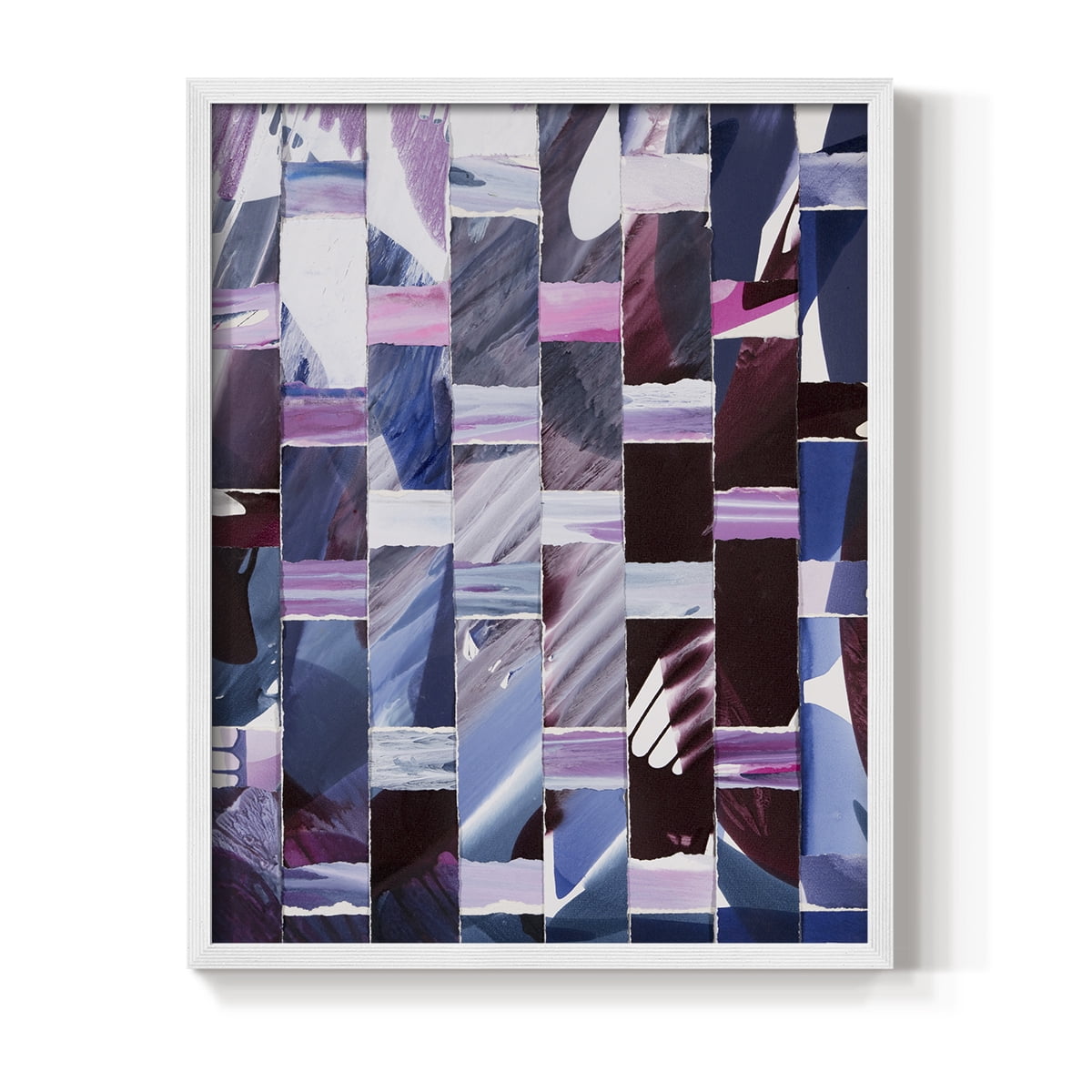 Dream Portals Framed Print in White Solid Wood Framed Print No Nail Hanging