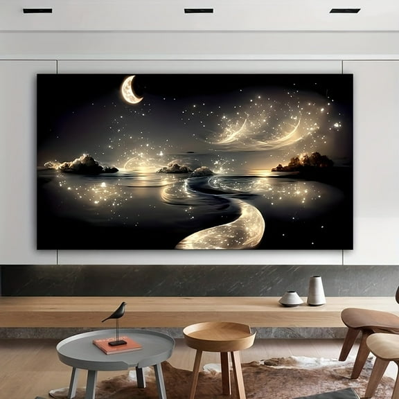 Dream River HD Canvas Art Printing-Frameless Wall Decoration, Suitable for Living Room, Bedroom, Office, Etc.-Modern Luxury Style