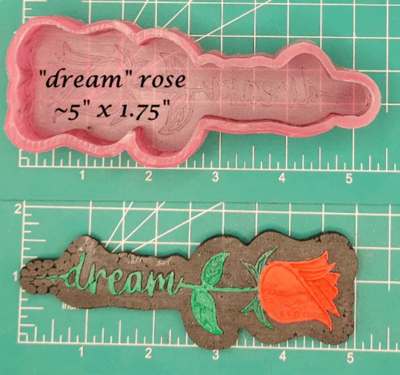 Dream Rose Silicone Freshie Mold