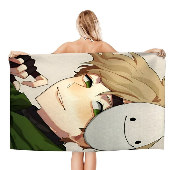 Dream SMP patterned towel 30.7 59 inches microfiber quick drying lightweight and comfortable enhancing beach style