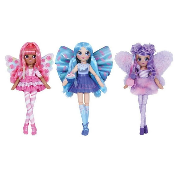 Dream Seeker Magical Fairy Fashion Doll 3 Pack, Candice, Lolli-Ana and Coco, Girls 5+