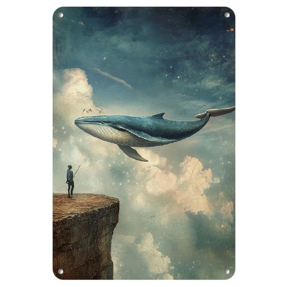 Dream Sequence Iron Wall Art, 8x12 inches - Frameless Painting for Home Decor