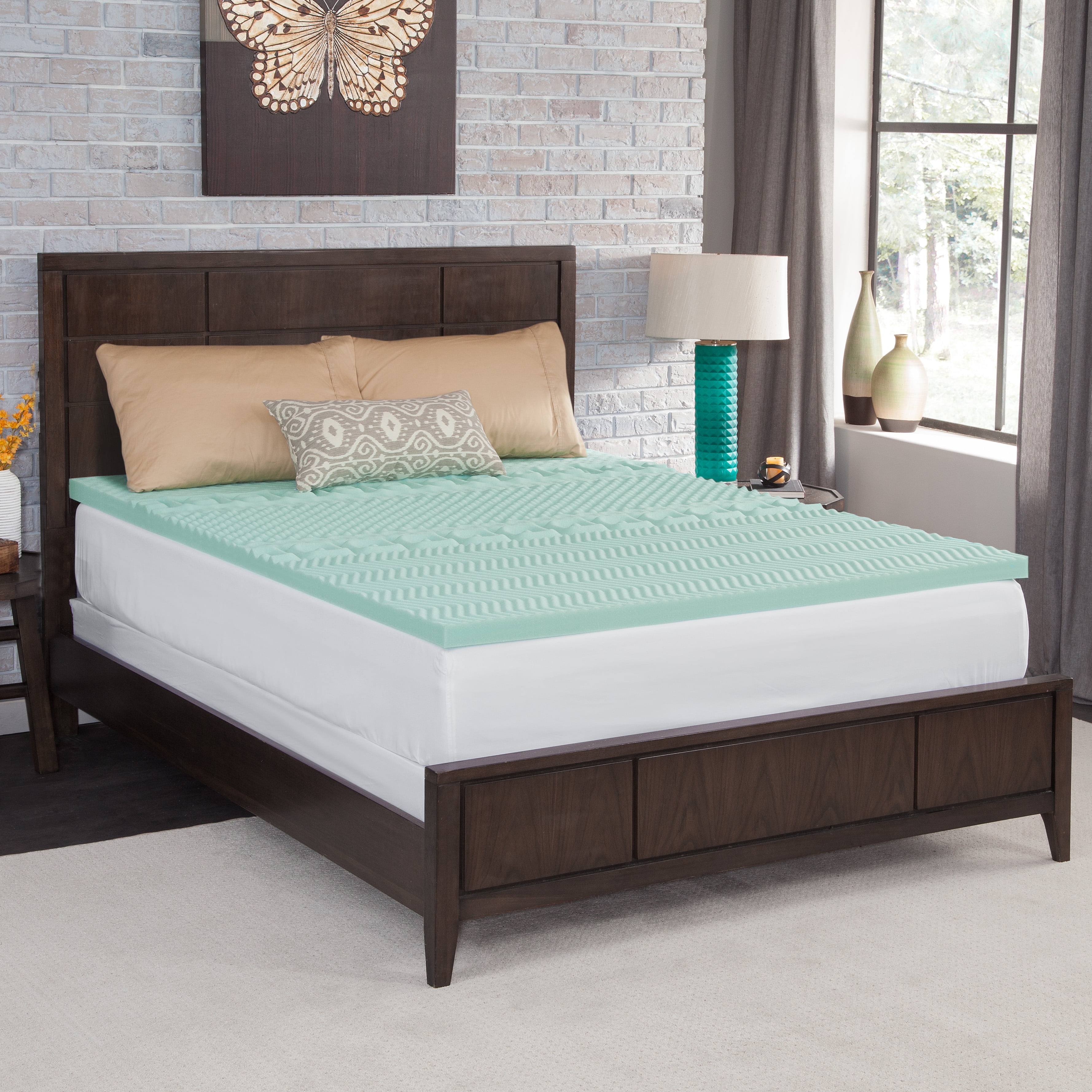 Dream Serenity EcoZone 1.5" Memory Foam Mattress Topper Full