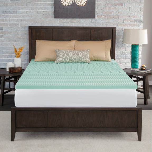 Dream Serenity EcoZone 1.5" Memory Foam Mattress Topper Queen