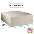 thumbnail image 1 of Dream Sleep Beverly Hills Queen Firm Foam Eurotop Mattress and Box Spring Set - Pillowtop Quilted Fabric, Back Support, Longlasting by Dream Solutions USA, 1 of 4