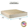 thumbnail image 1 of Dream Sleep Chiro Two-Sided Premier Orthopedic Mattress Only Full (54"x75"x9") (Beige) - Sleep Support, Luxury Quality, Long Lasting Comfort by Dream Solutions USA, 1 of 4
