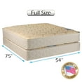 thumbnail image 1 of Chiro Premier (Beige) 2-Sided (Full Size) Gentle Firm Mattress Set with Bed Frame Included - Good for your back, Orthopedic, Long Lasting Comfort by Dream Solutions USA, 1 of 4