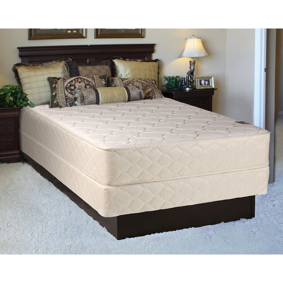 Dream Sleep Comfort Rest Gentle Firm Mattress and Box Spring Set - Sleep System with Enhanced Cushion Support, Orthopedic and Longlasting Comfort by Dream Solutions USA (King 76"x80"x10")