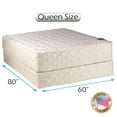 thumbnail image 1 of Dream Sleep Grandeur Deluxe 2-Sided Mattress and Box Spring Set - Orthopedic, Fully Assembled, Good for your back, Superior Quality, Luxury Height, Longlasting (Queen 60"x80"x12"), 1 of 4