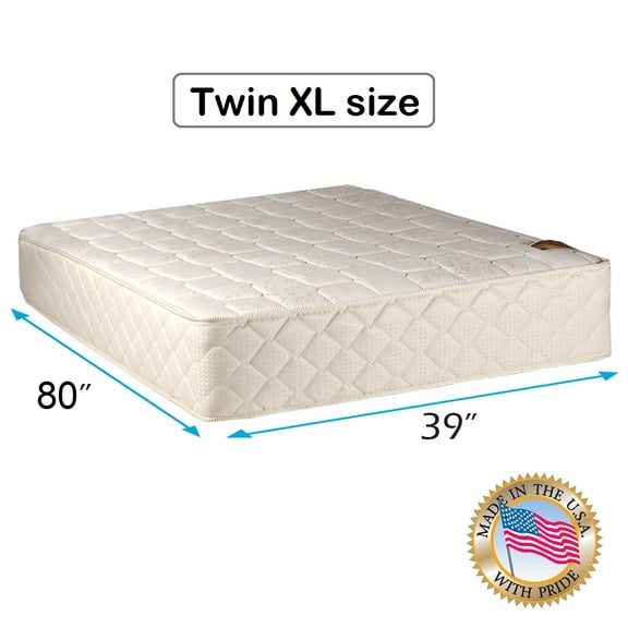 Dream Sleep Grandeur Deluxe Medium Firm Two-Sided Mattress Only with Mattress Cover Protector Included - Fully Assembled, Orthopedic Type, Longlasting Comfort (Twin XL 39W x 80L x 12H)