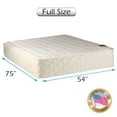 thumbnail image 1 of Dream Sleep Grandeur Deluxe Mattress Only - Superior Quality, Fully Assembled, Good for your back, Luxury Height, Longlasting Comfort and 2 Sided (Full 54"x75"x12"), 1 of 4