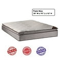 thumbnail image 1 of Dream Sleep Spinal Plush Pillow Top Mattress Only - Sleep System with Enhanced Cushion Support, Innerspring Coils and Longlasting Comfort by Dream Solutions USA (Twin Size), 1 of 4