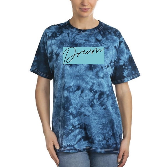 Dream Slogan Tie Dye Crystal Women -Image by Shutterstock, Female Large