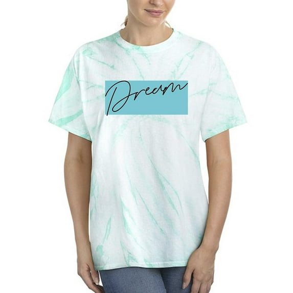 Dream Slogan Tie Dye Cyclone Women -Image by Shutterstock, Female x-Large