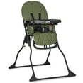 thumbnail interactive-video image 1 of Dream On Me Snack and Stow Baby high Chair, Easy to fold and Store Travel high Chair, Removable and Three Position Adjustable Tray Portable high Chair, Olive, 1 of 10