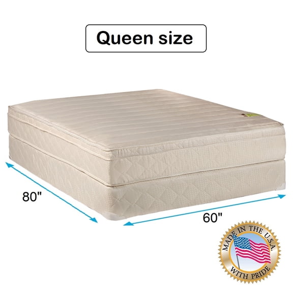 Dream Solutions Comfort Pedic Extra Firm 10" Innerspring Mattress and Box Spring Set