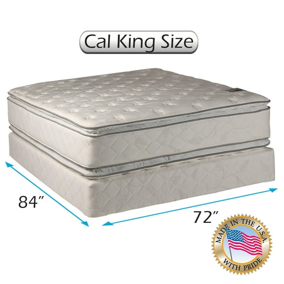 Dream Solutions Gentle Firm Pillow Top 10" Mattress and Box Spring Set