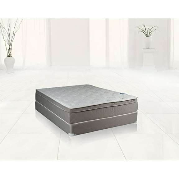 Dream Solutions Milano Inner Spring Coil Pillow Top King size 76"x80"x16"  Foam Encased Edge Support Mattress and Box Spring Set - King