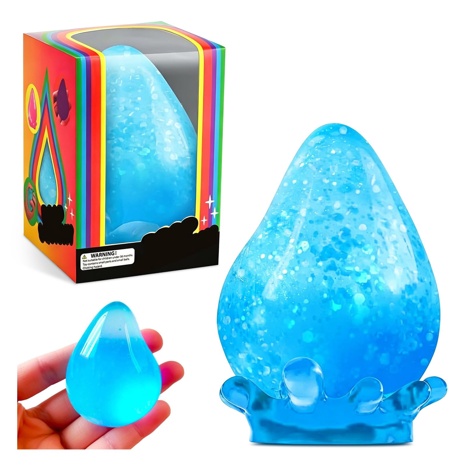 Dream Squishy Drop Squishy Stress Ball,Water Drop Fidget Stress Ball ...
