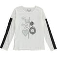 thumbnail image 1 of Dream Star Girls 7-16 Long-Sleeve Printed Screen Tee, 1 of 1