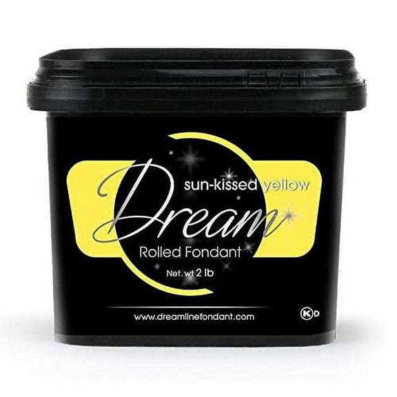 Dream Sunkissed Yellow Fondant, Vanilla, 2 Pounds
