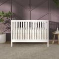thumbnail image 1 of Dream On Me Synergy MOD 5-in-1 Convertible Crib, Converts from Baby Crib to Toddler Bed, Day Bed, Kids Bed and Full Size Bed, Three Adjustable Mattress Height Positions, White, 1 of 7