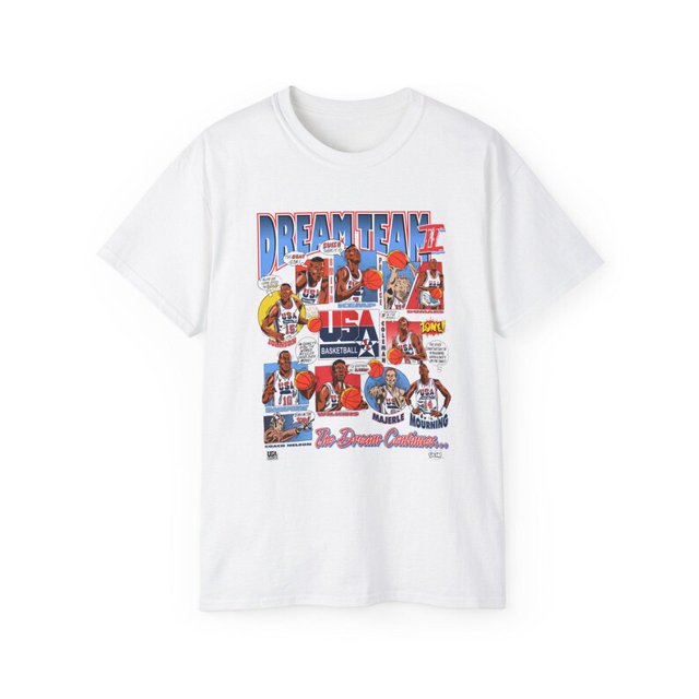 Dream Team 2 Graphic TShirt Shawn Kemp, Reggie Miller, Alonzo Mourning