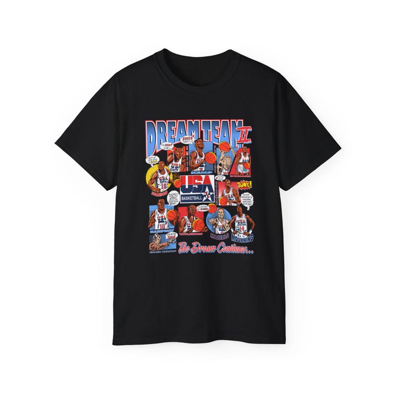 Dream Team 2 Graphic TShirt Shawn Kemp, Reggie Miller, Alonzo Mourning