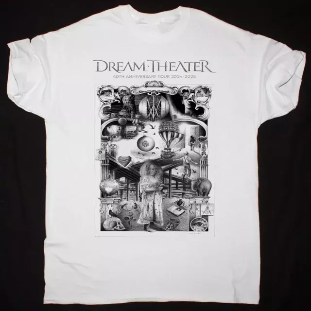Dream Theater 40Th Anniversary Tour 20242025 Shirt, Size 2Xl, Tee