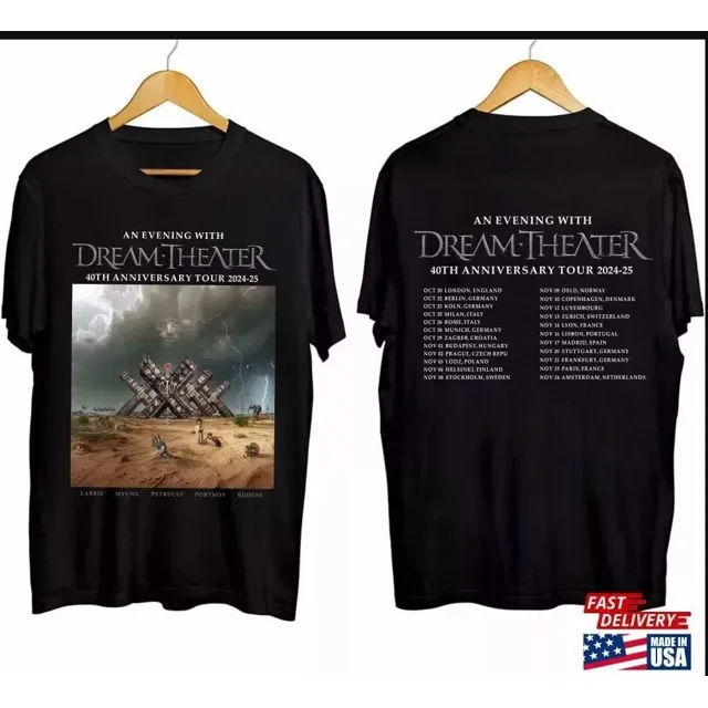 Dream Theater 40Th Anniversary Tour 2024 2025 Shirt