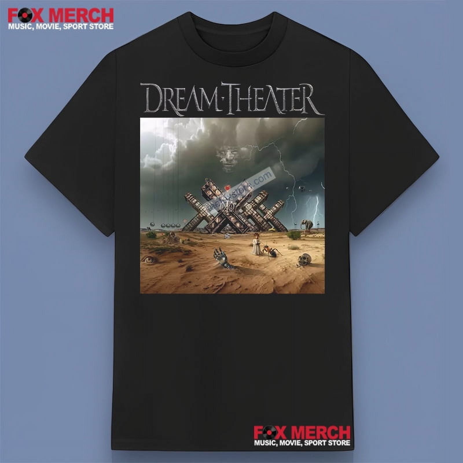 Dream Theater 40th Anniversary Tour 20242025 Black TShirt