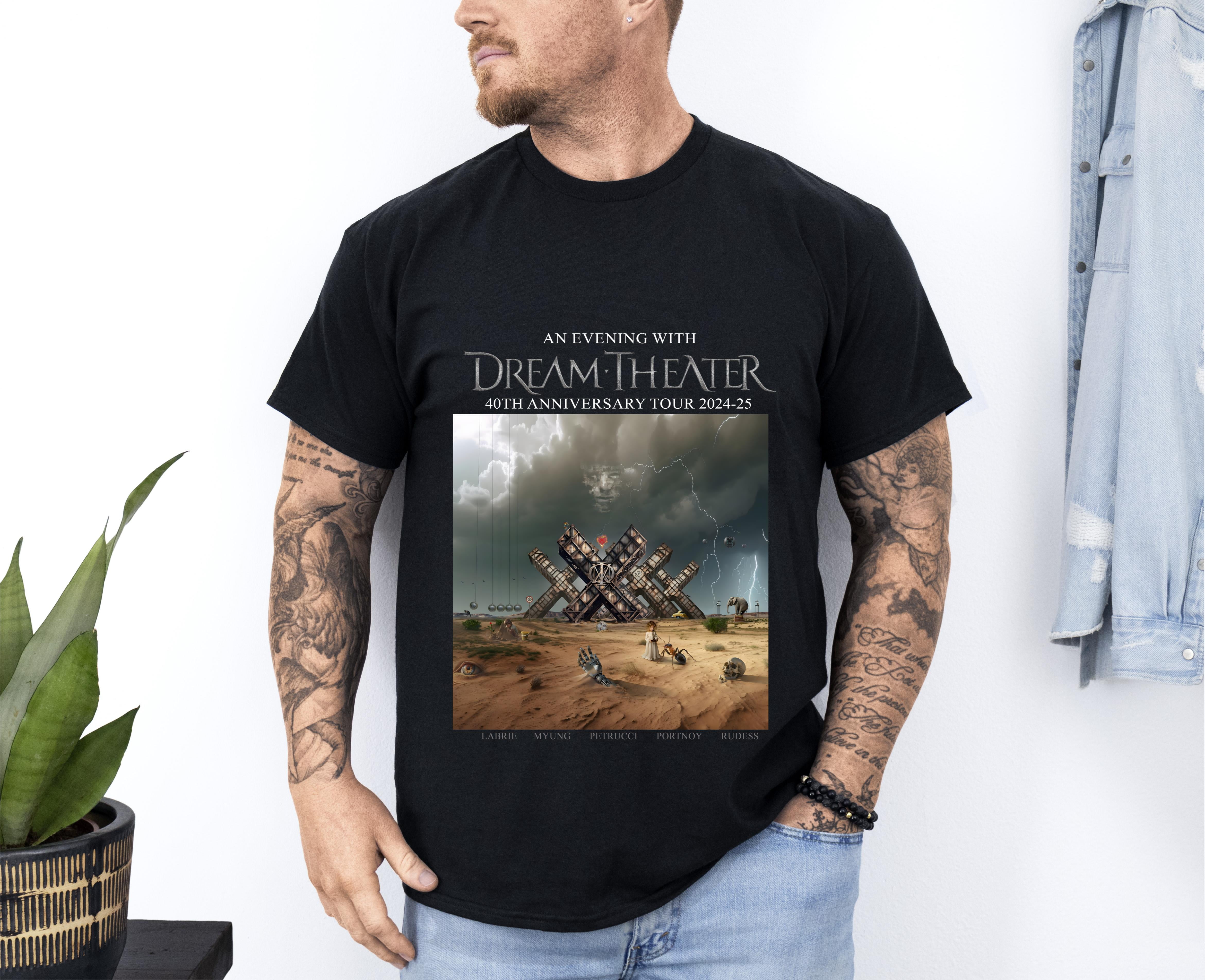 Dream Theater, 40周年ツアー記念Tシャツ 40th Anniversary Logo Tour Tee – Dream Theater